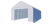 Gold Mountain Double Truss Peak Storage Shelter W20'xL40'xH16'