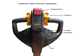 3300lbs Electric Pallet Truck - 65Ah Battery