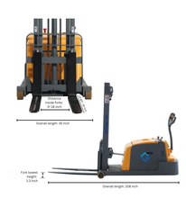 3300lbs Counterbalanced Electric Stacker