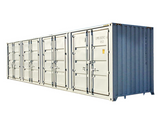 40ft High Cube Container with 4 Side Doors