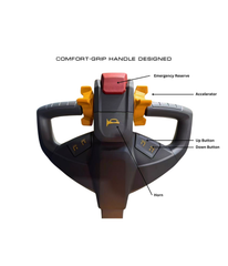 2200lbs Counterbalanced Electric Stacker