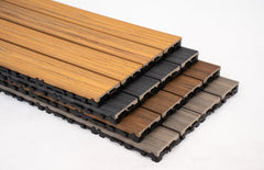 EcoCrafter Composite Wood Interlocking Floor Deck Tiles