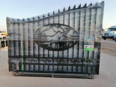 Greatbear Dual Swing Wrought Iron Fence and Driveway Gate