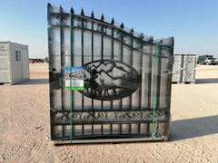 Greatbear Dual Swing Wrought Iron Fence and Driveway Gate, view 3