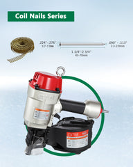 Meite CN70B 15º 1-3/4" to 2-3/4" Industrial Coil Nailer