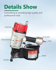 Meite CN80B 15º 2" to 3-1/4" Industrial Coil Nailer