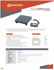 MEASURETEK - PS-103 Digital Shipping Scales