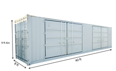 40ft High Cube Container with 2 Side Doors (Heavy Duty)