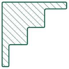 Composite Wall Siding Clips, Corner & Edge - EcoCrafter
