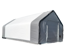 Gold Mountain Double Truss Peak Storage Shelter W20'xL33'xH16'