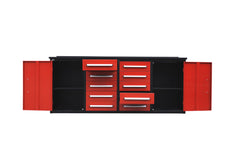 Steelman 7' Garage Cabinet Workbench (10 Drawers & 2 Cabinets)