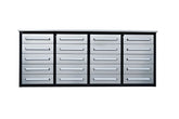 Steelman 7' Stainless Steel Garage Cabinet Workbench (20 Drawers)