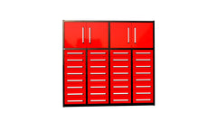 Steelman 7' Garage Cabinet (32 Drawers & 2 Cabinets)