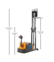 3300lbs Counterbalanced Electric Stacker