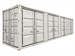 40ft High Cube Container with 4 Side Doors