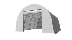 Double Truss Round M Model Storage Shelter W30'xL60'xH20'