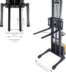 3300lbs Full Electric Stacker