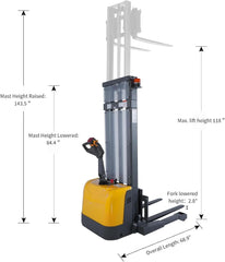 3300lbs Full Electric Stacker