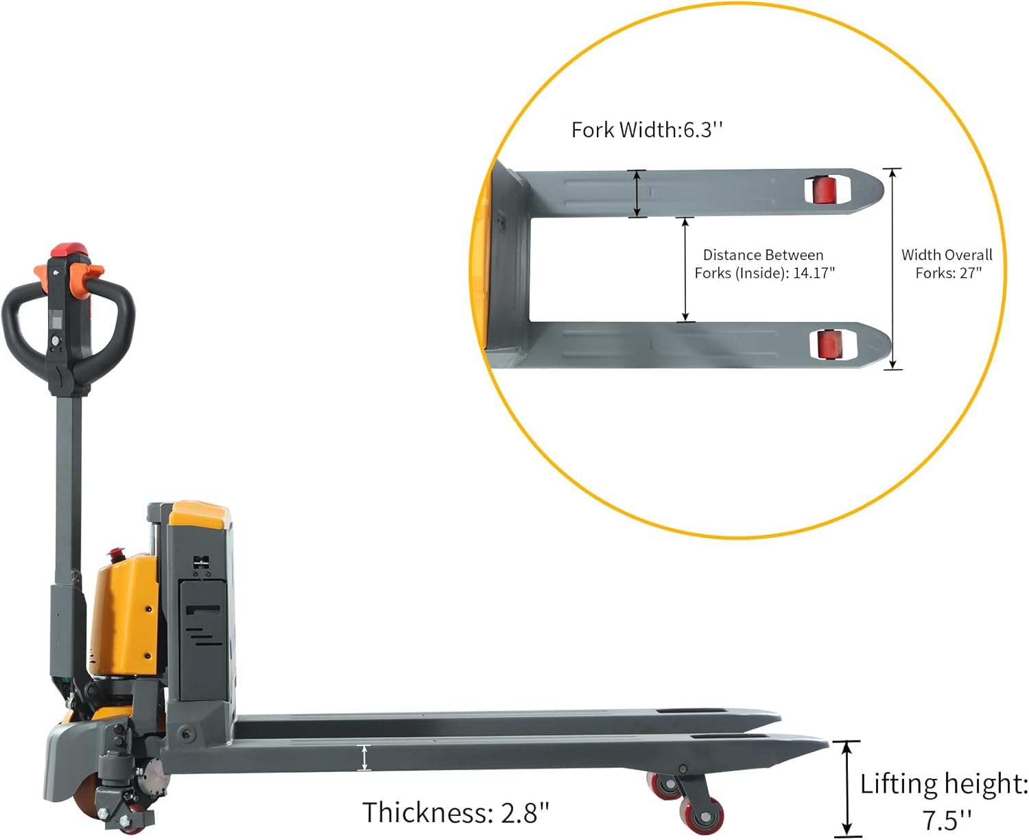 3300lbs Electric Pallet Truck
