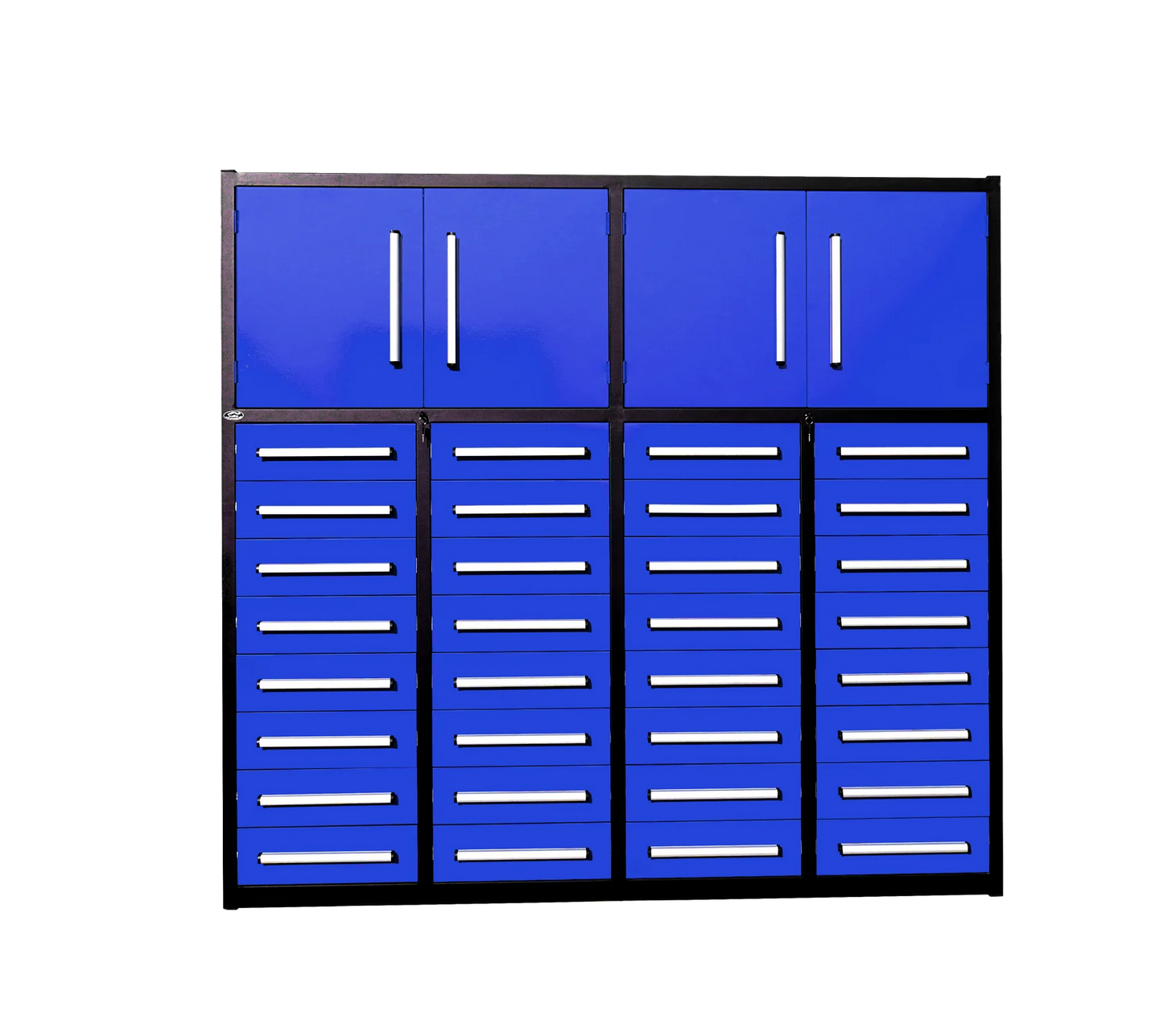 Steelman 7' Garage Cabinet (32 Drawers & 2 Cabinets)