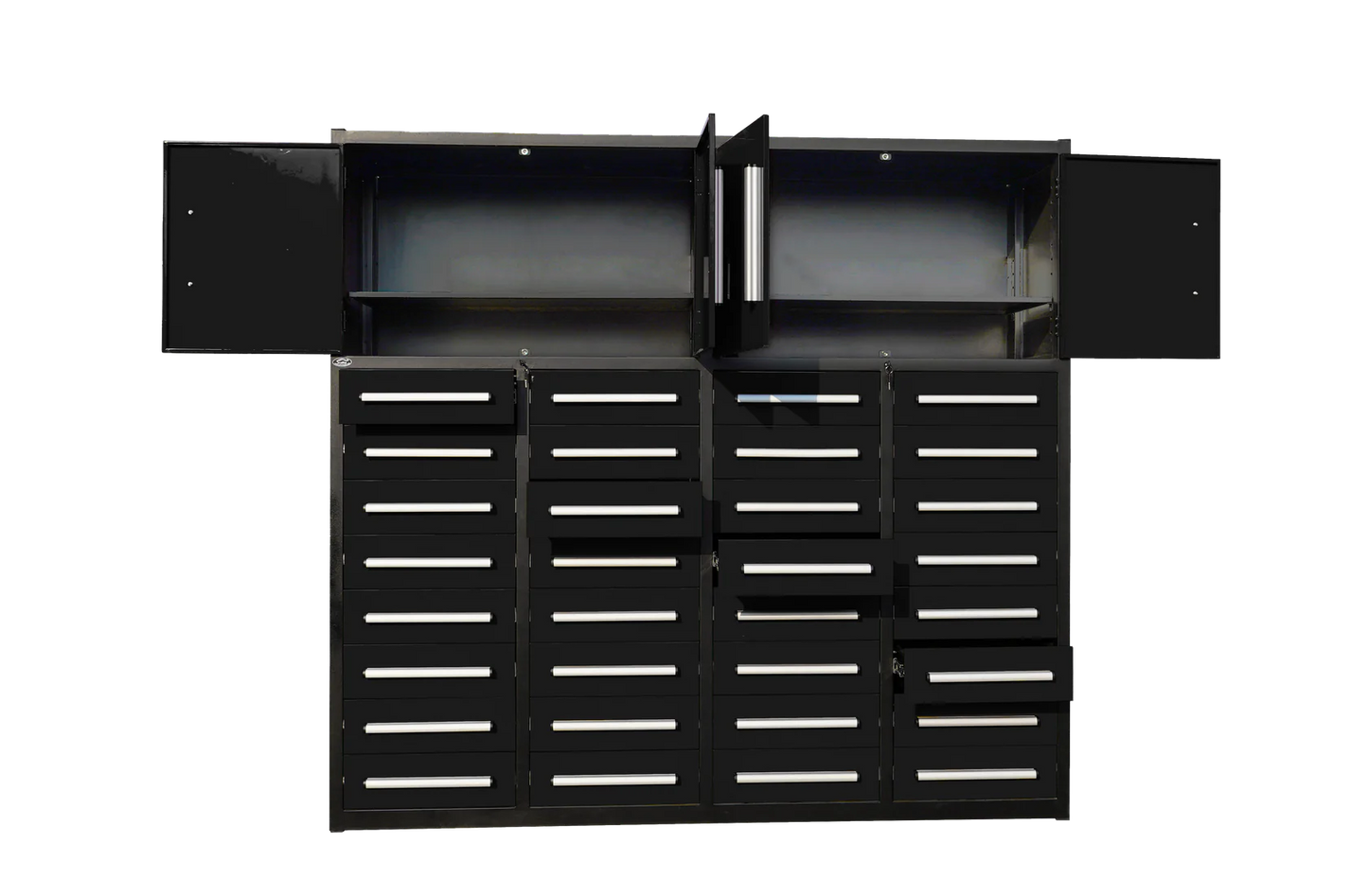 Steelman 7' Garage Cabinet (32 Drawers & 2 Cabinets)