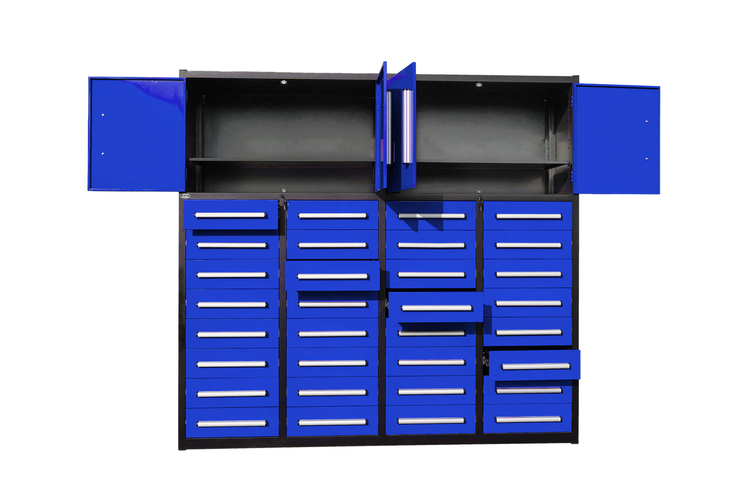 Steelman 7' Garage Cabinet (32 Drawers & 2 Cabinets)