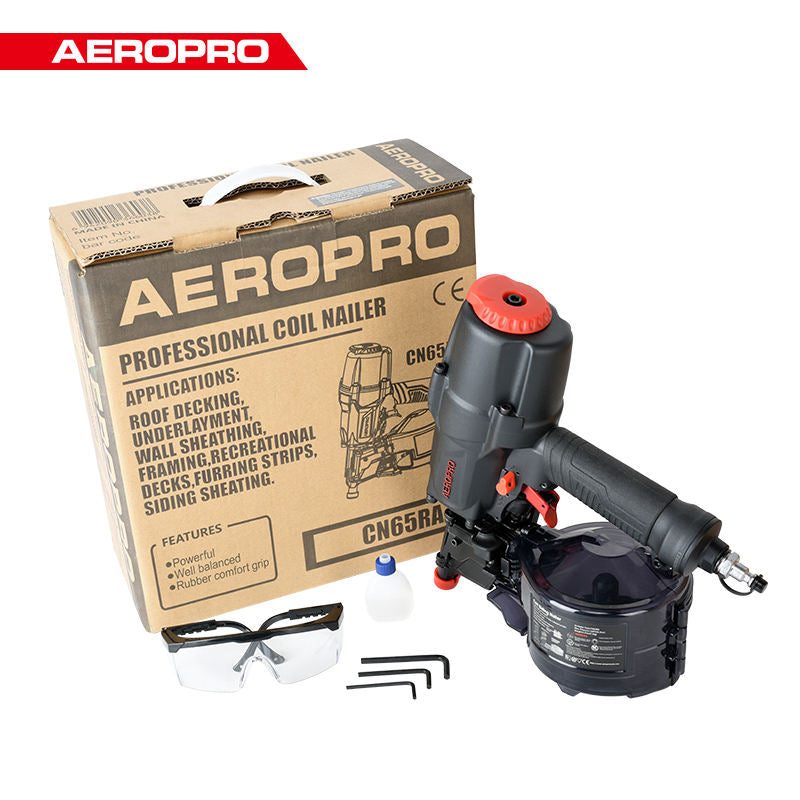 AEROPRO CN65RA 15° 1-1/2″ to 2-1/2″ Professional Coil Nailer