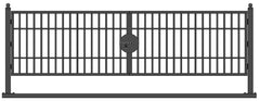 Greatbear 20' Farm Metal Driveway Gate TM18