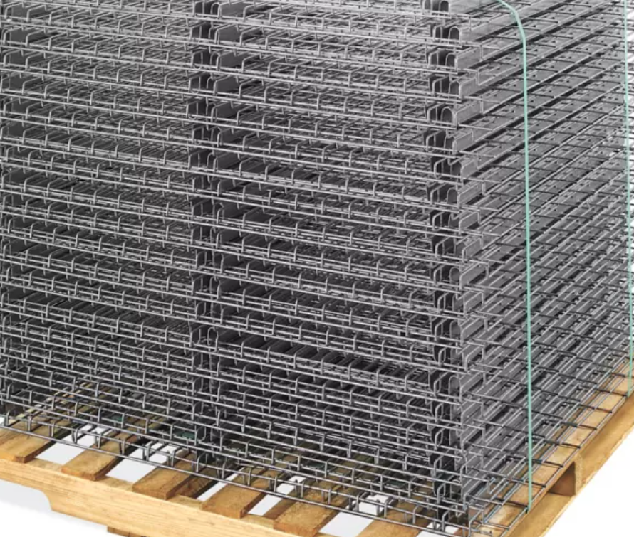 Pallet racking step beam and wire mesh deck - view 10