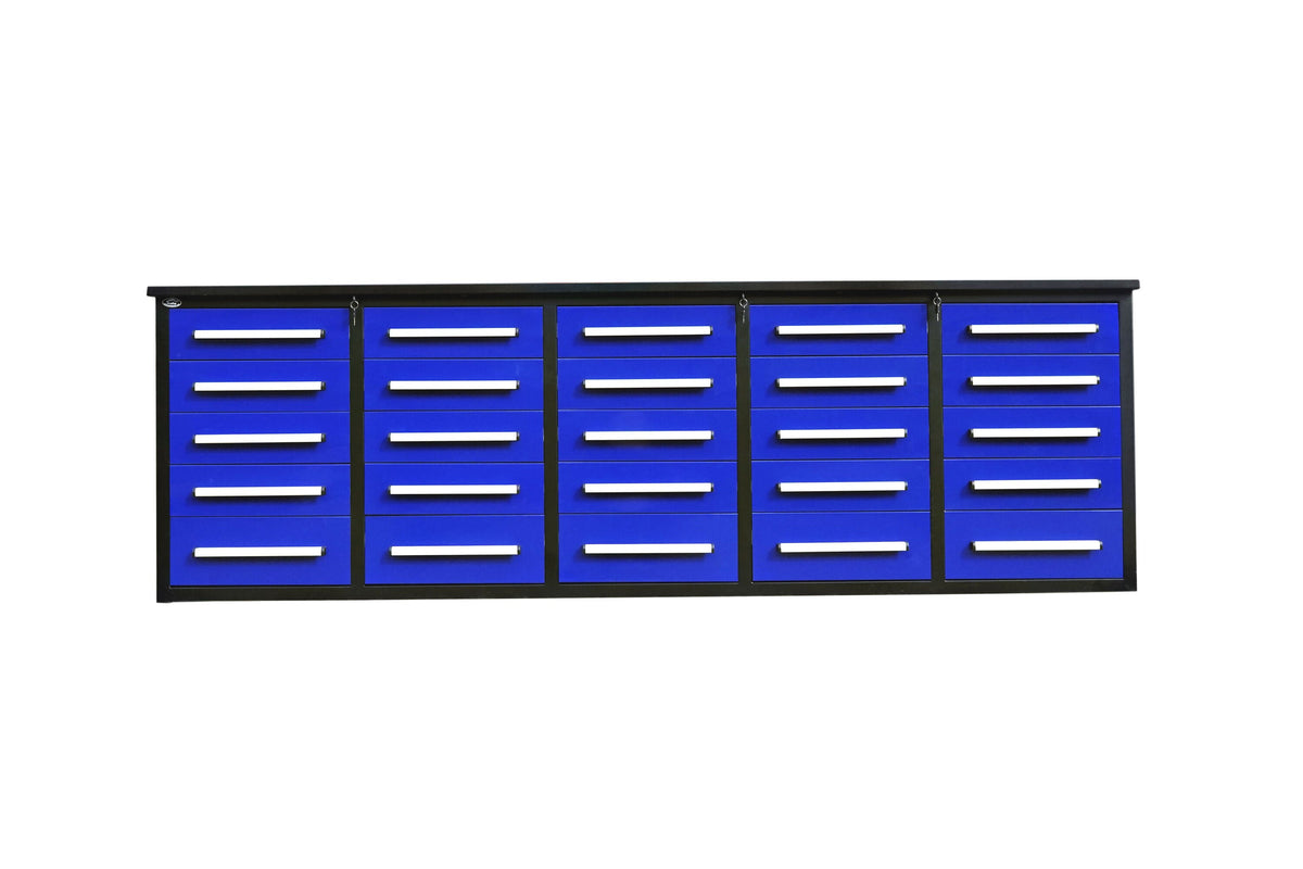 Steelman 10' Garage Cabinet Workbench (25 Drawers)