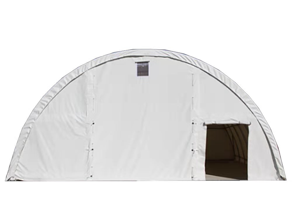 Single Truss Round Storage Shelter W30'xL65'xH15'