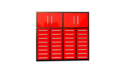 Steelman 7' Garage Cabinet (32 Drawers & 2 Cabinets)